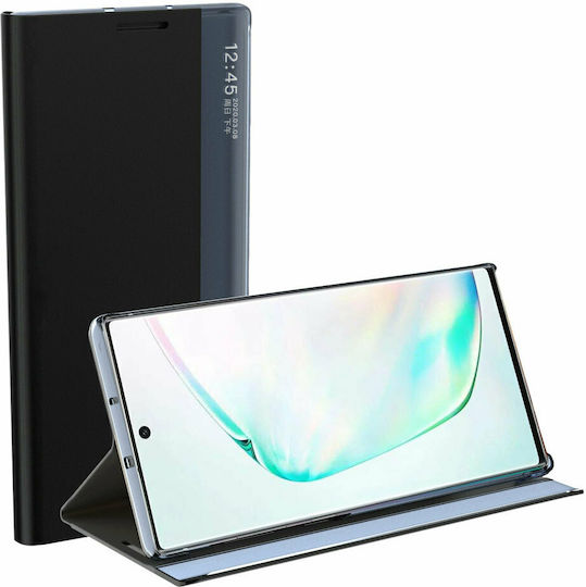 New Sleep Umschlag Rückseite Kunststoff Schwarz (Galaxy A03s)