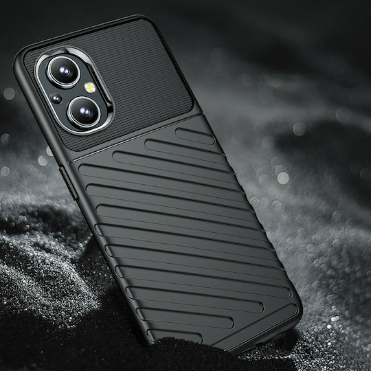Hurtel Thunder Back Cover Σιλικόνης Μαύρο (OnePlus Nord N20)