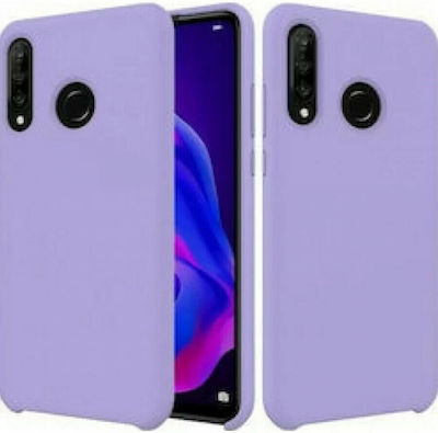 Soft Silicone Back Cover Purple (Galaxy A20e)