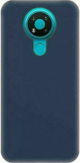 Back Cover Silicon 1.2mm Albastru marin (Nokia 3.4)