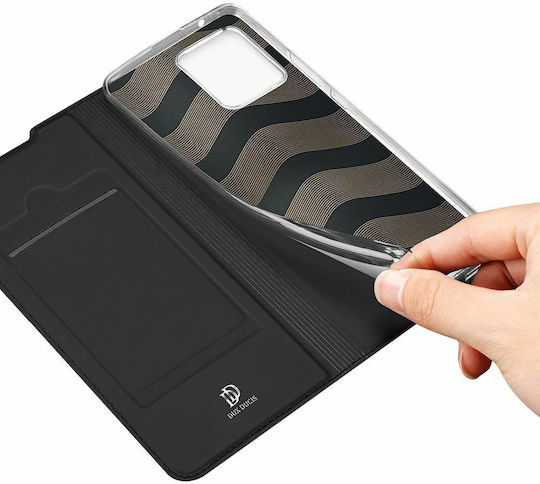 Dux Ducis Skin Pro Портмоне Кожа Черен (Realme C21Y, C25Y)