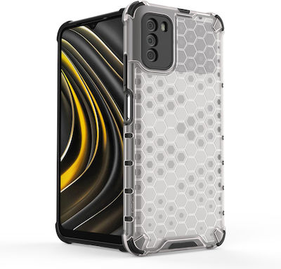 Hurtel Honeycomb Back Cover Σιλικόνης Ανθεκτική Μπλε (Poco M3 / Redmi 9T)