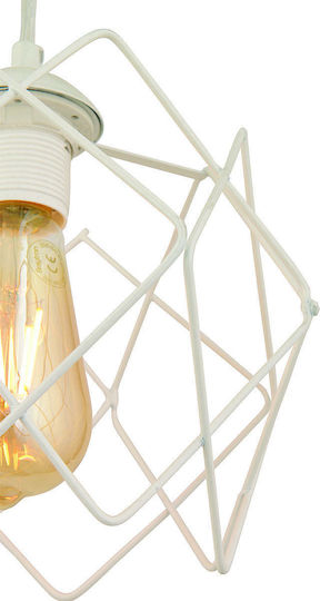 ArteLibre Mok Pendant Light White with Socket E27 50x78cm