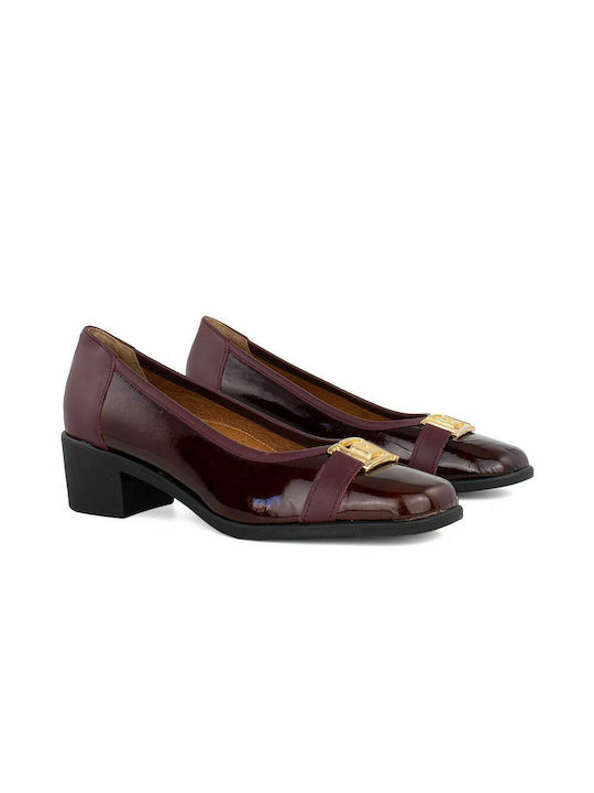 Castor Anatomic Leather Heel Burgundy