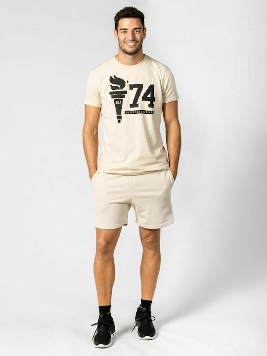 T-shirt Μπεζ