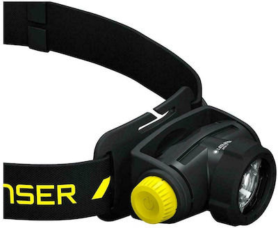 LedLenser Rechargeable Headlamp LED Waterproof IPX7 with Maximum Brightness 500lm H5R Work