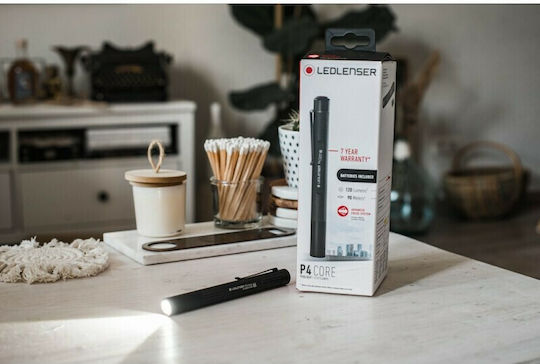 LedLenser Φακός LED IP54 με Μέγιστη Φωτεινότητα 120lm P4 Core