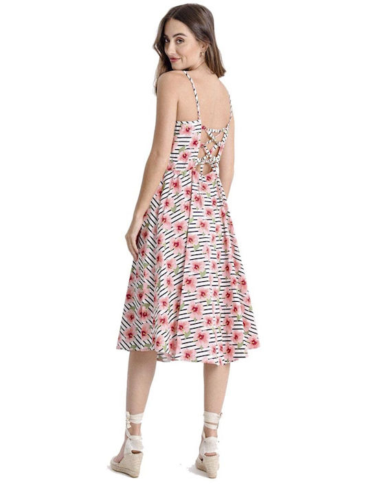 Καλοκαιρινό Midi Φόρεμα Floral