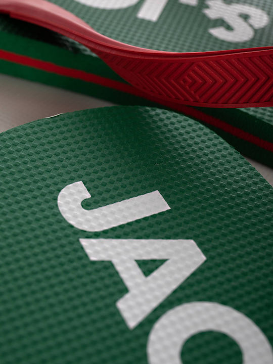 Ανδρικά Flip Flops Amazon Green / Red