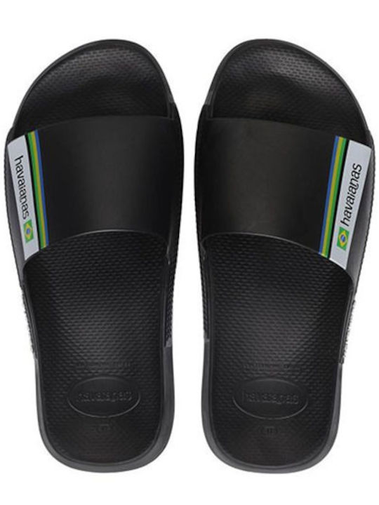 Brasil Men's Slides Black