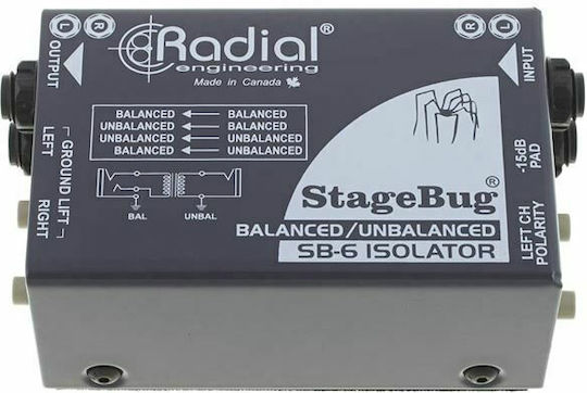 Radial Engineering SB-6 Παθητικό DI Box