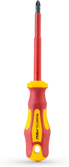 Bormann Pro BHT7098 Magnetic Electrician VDE 1000V Long Screwdriver Cross with Length 150mm