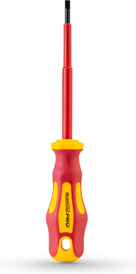 Bormann Pro BHT7084 Magnetic Electrician VDE 1000V Screwdriver Straight with Length 125mm