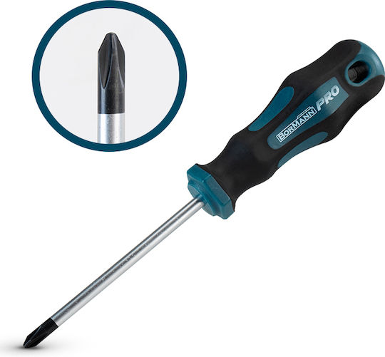 Bormann Pro BHT7000 Magnetic Screwdriver Cross Size PH0x60mm