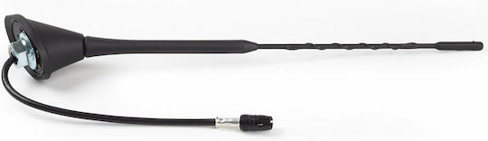 Phonocar Car Antenna Roof Threaded for Fiat Panda 2004-2011 for Radio in Black Color