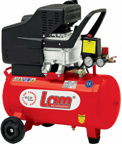 Lam LR 50/2.5 Μονοφασικό Κομπρεσέρ Αέρος με Ισχύ 2.5hp και Αεροφυλάκιο 50lt