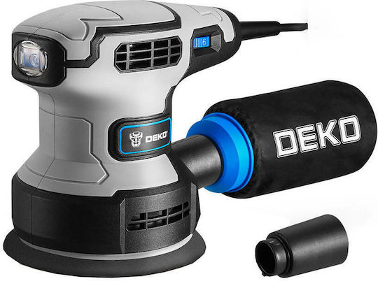 Deko DKOS32ST1 Έκκεντρο Τριβείο 125mm Ρεύματος 320W με Ρύθμιση Ταχύτητας και με Σύστημα Αναρρόφησης