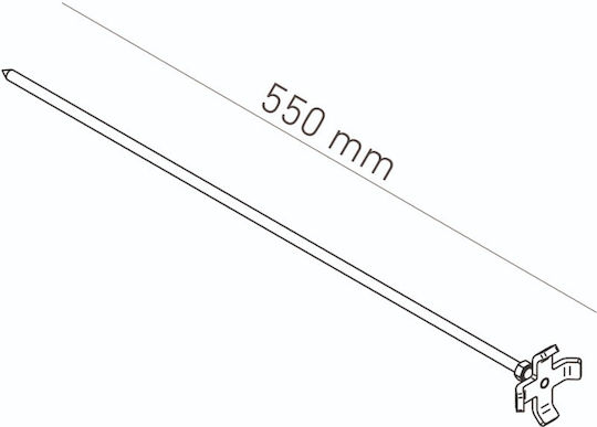 Vulcanus PRO730 Einweg-Grillspieß 55cm