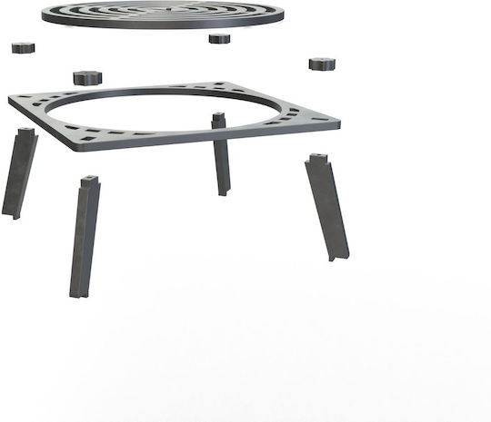 Vulcanus Pro730 Grătar de Gătit Metalic cu picioare 33cmx33cmcm.