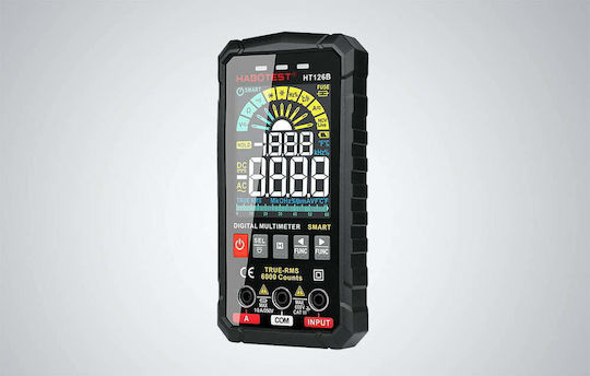 Habotest Digital Multimeter True RMS with AC / DC / Resistance / Capacitance / Temperature Measurement HT126B