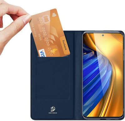 Dux Ducis Skin Pro Wallet Δερματίνης Μπλε (Poco F4 5G)