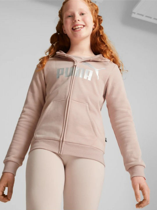 PUMA Παιδική Ζακέτα Ροζ