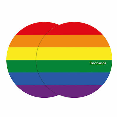 Magma Slipmat από Τσόχα Technics Pride (Ζεύγος) με Σχέδιο