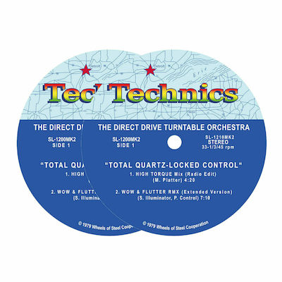 Magma Slipmat από Τσόχα Technics Motown 2τμχ με Σχέδιο