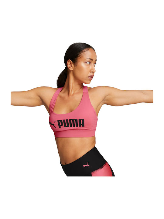 Women's Sports Bra with Light Padding Sunset Pink