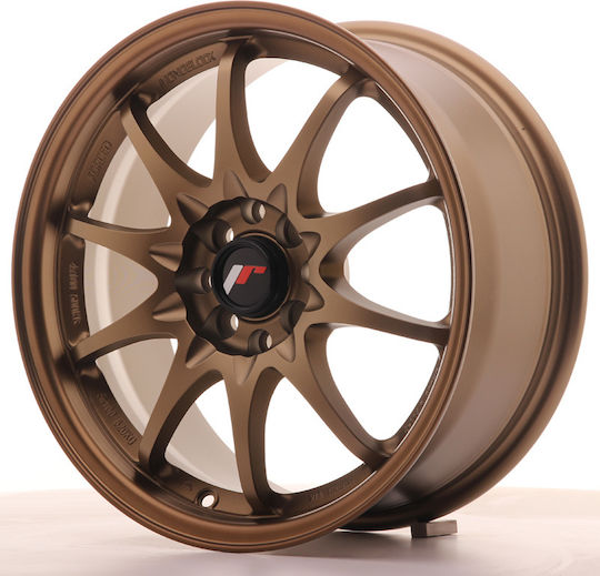 Japan Racing Wheels Αλουμινιού Αυτοκινήτου JR5 16"x7" Dunkel eloxierte Bronze