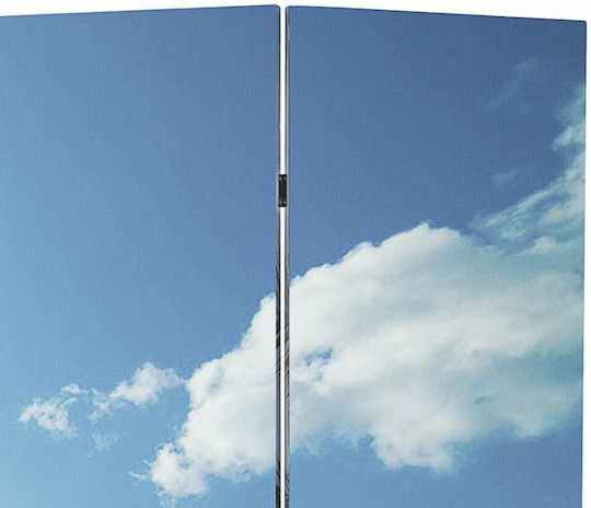 vidaXL Decorative Room Divider made of Canvas with 6 Panels Double-Sided 240x170cm