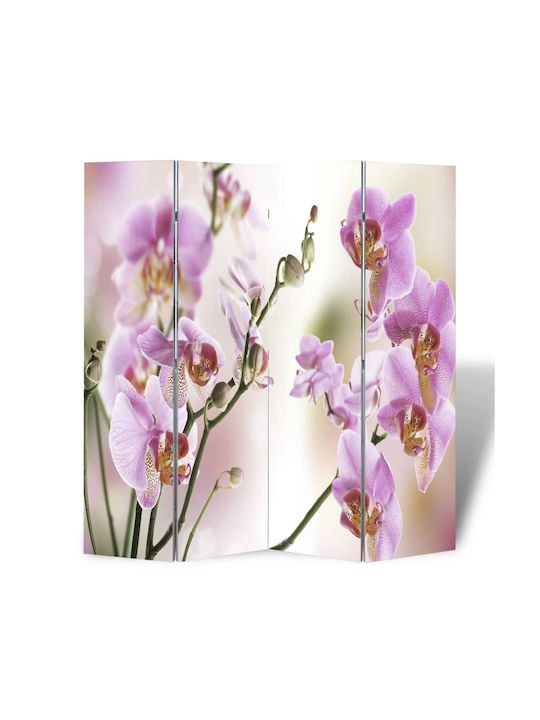 vidaXL Decorativ Paravan din Pânză cu 4 Panouri 160x170cm