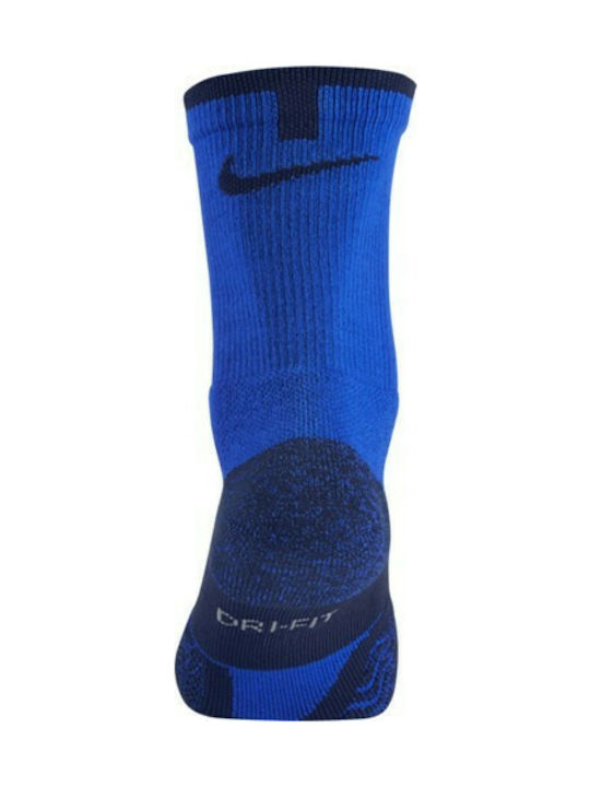 Nike Elite Athletic Socks Blue 1 Pair