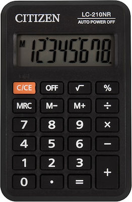 Citizen LC-210N Taschenrechner Herrenuhren 8 Ziffern in Schwarz Farbe