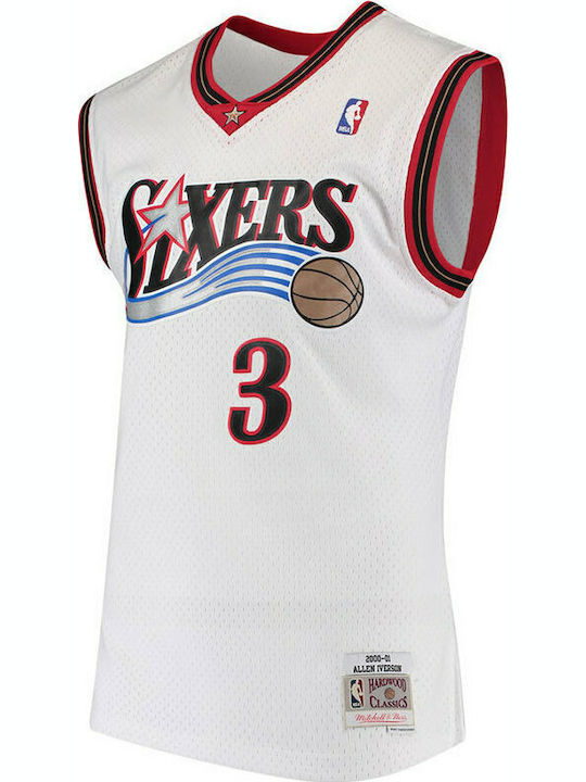 Allen Iverson Men's Mitchell & Ness Metal Works 00-01' Swingman Jersey METALWRK / XL