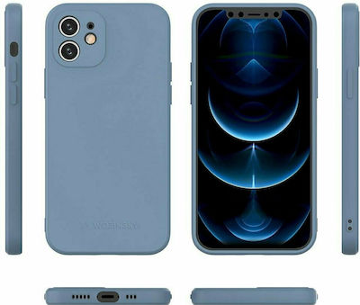 Wozinsky Color Silicone Back Cover Blue (iPhone XR)