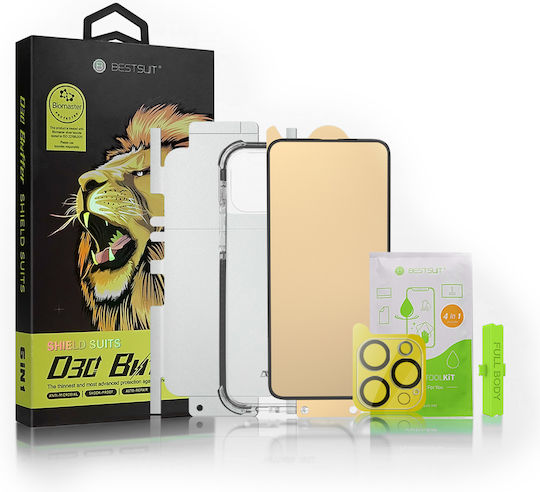 Bestsuit 6in1 Set Back Cover Σιλικόνης Διάφανο (iPhone 13 Pro)