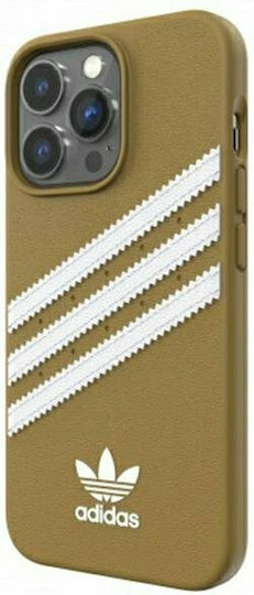adidas Moulded Umschlag Rückseite Kunststoff Beige / Gold (iPhone 13 Pro)