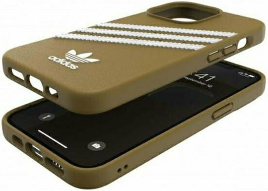 adidas Moulded Back Cover Plastic Beige / Gold (iPhone 13 Pro Max)