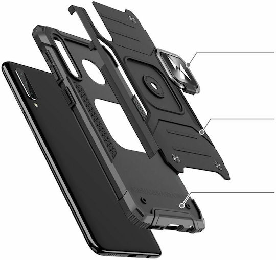 Wozinsky Ring Armor Back Cover Πλαστικό Μπλε (Galaxy A51)