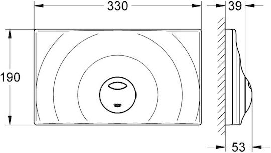 Grohe Flush Plate Dual Flush 37859SH0