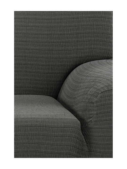 Mc Decor Akari Elastische Abdeckung für Vier-Sitzer-Sofa Grey 230εκ. 1Stück