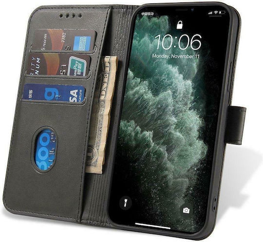 Hurtel Magnet Elegant Book Synthetic Leather Black (Galaxy A33 5G)