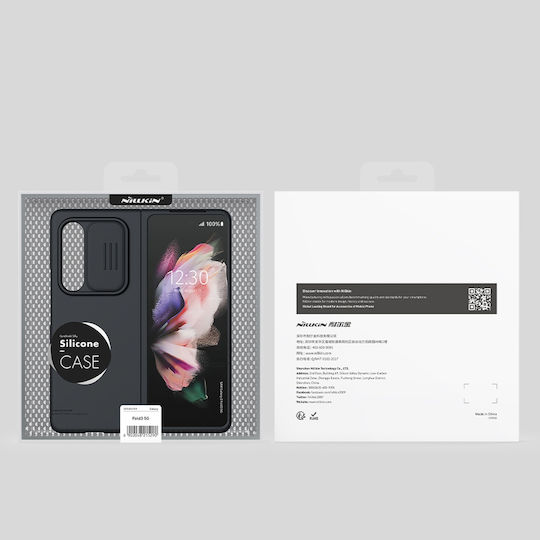Nillkin Camshield Silky Back Cover Σιλικόνης Μαύρο (Galaxy Z Fold 3)