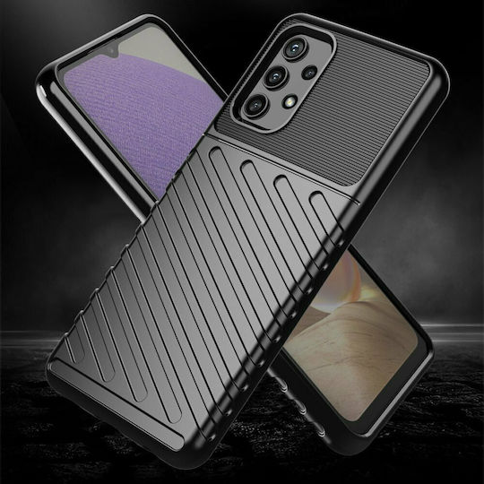 Hurtel Thunder Back Cover Σιλικόνης Μαύρο (Nokia 5.4)