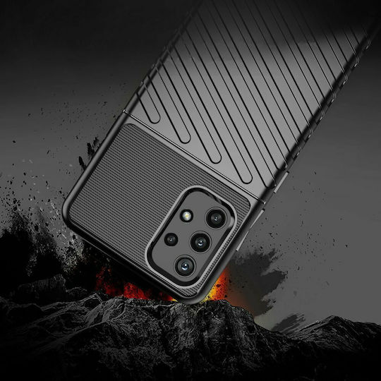 Hurtel Thunder Back Cover Σιλικόνης Μαύρο (Nokia 5.4)