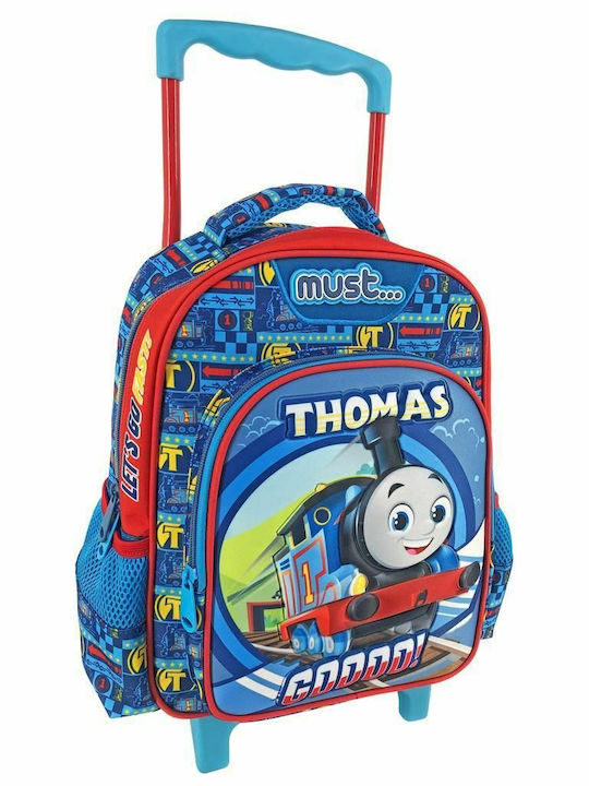 Must Team Thomas & Friends Goooo Schulranzen Rucksack Kindergarten Blau mit Flaschenhalter 8Liter