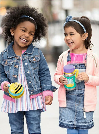 Skip Hop Zoo Unicorn Stainless Steel Kids Water Bottle Unicorns with Straw Multicolour 350ml