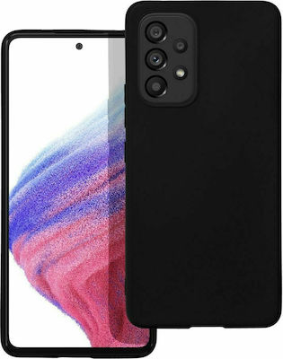 Forcell Soft Silicone Back Cover Black (Galaxy A53)