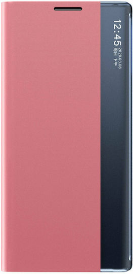 Hurtel Sleep Buchen Sie Synthetisches Leder / Kunststoff Rosa (Galaxy A22 4G)